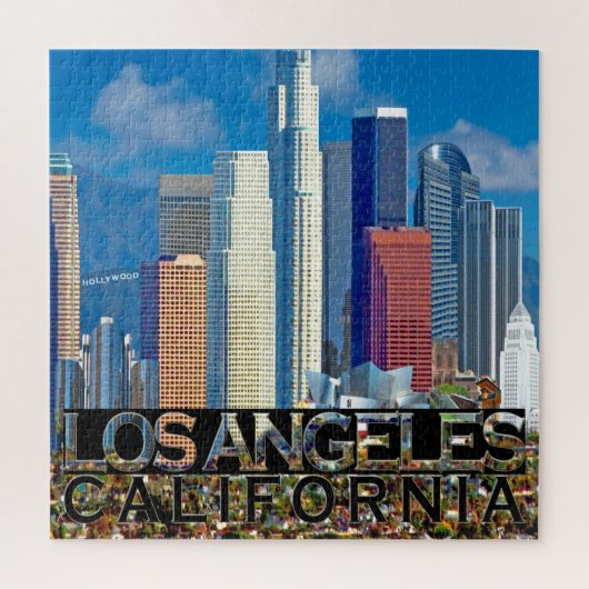 Los Angeles Square Puzzle Legpuzzel (Verticaal)