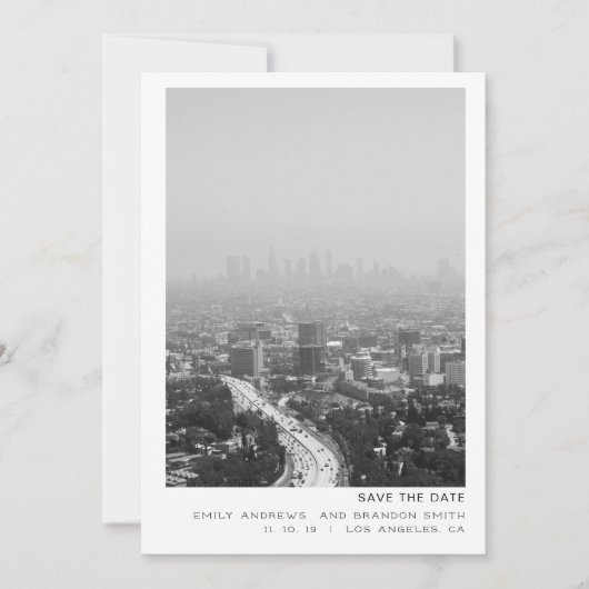 Los Angeles Stad Bewaar de Datum Save The Date (Voorkant)