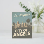 Los Angeles Stad van Engelen Briefkaart (Staand voorkant)