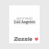 Los Angeles Stad van Engelen Sticker (Vel)