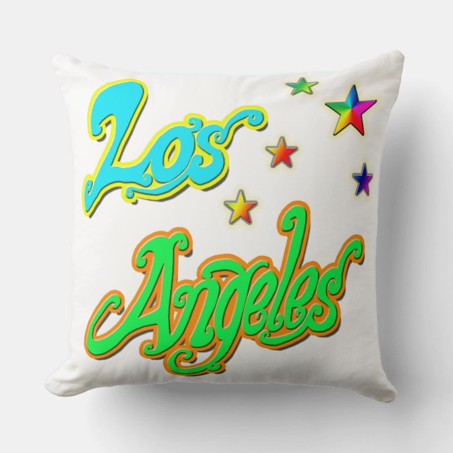 "Los Angeles Star 2" Kussen (Voorkant)