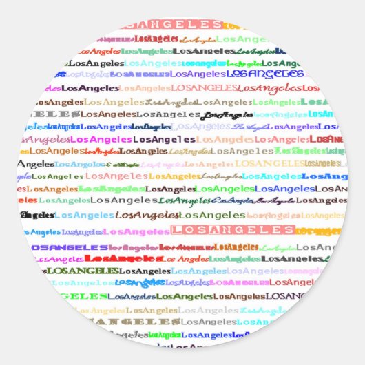 Los Angeles Sticker (Voorkant)