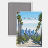 Los Angeles Street briefkaart Magneet (Voorkant / Achterkant)