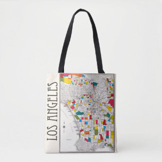 Los Angeles Streets Tote Bag