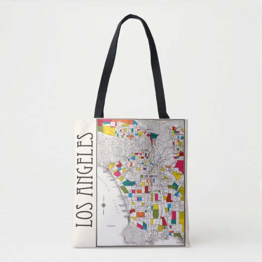 Los Angeles Streets Tote Bag (Voorkant)