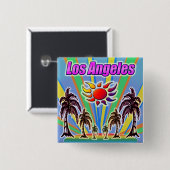 Los Angeles Summer Love Button (Voorkant /achterkant)