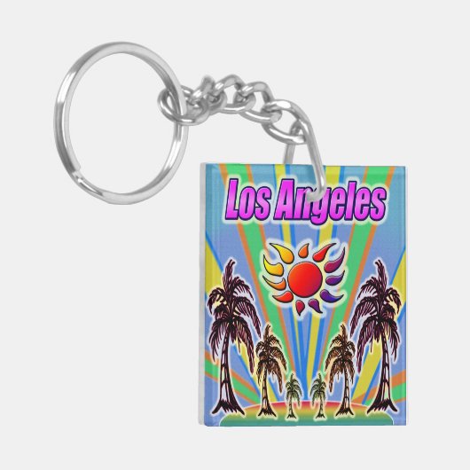 Los Angeles Summer Love Sleutelhanger (Voorkant Links)