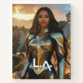 LOS ANGELES - SUPERHELDIN NOTITIEBOEK (Achterkant)