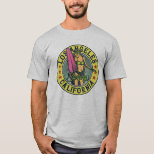 Los Angeles  Surf Design T-shirt