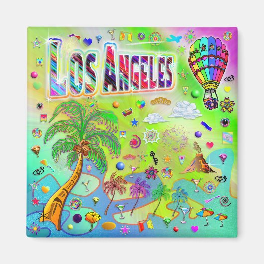 Los Angeles Tijdloze Melodie Magneet (Voorkant)
