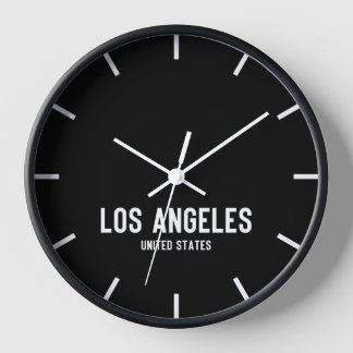 Los Angeles Time Zone Newsroom Muur Klok