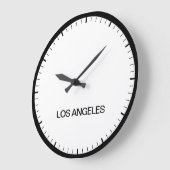 Los Angeles Time Zone Newsroom Style Clock Grote Klok (Hoek)