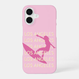 Los Angeles Travel Art, Californië, Reiskunst iPhone 16 Hoesje