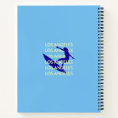 Los Angeles Travel Art, Californië, Reizen, Blauw Notitieboek (Achterkant)