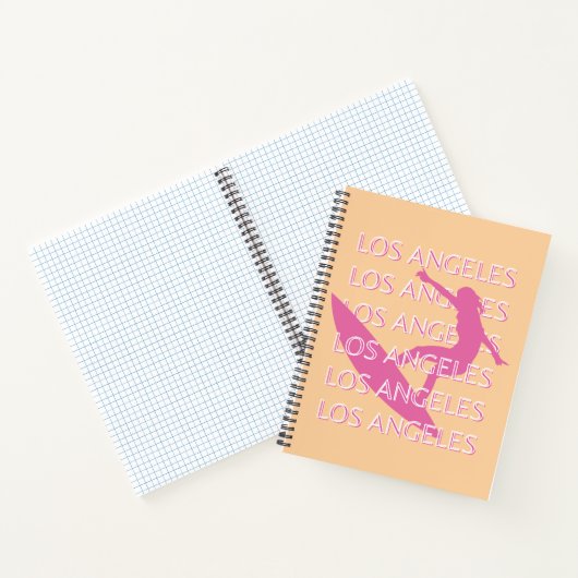 Los Angeles Travel Art, Californië, strandliefhebb Notitieboek (Binnen)