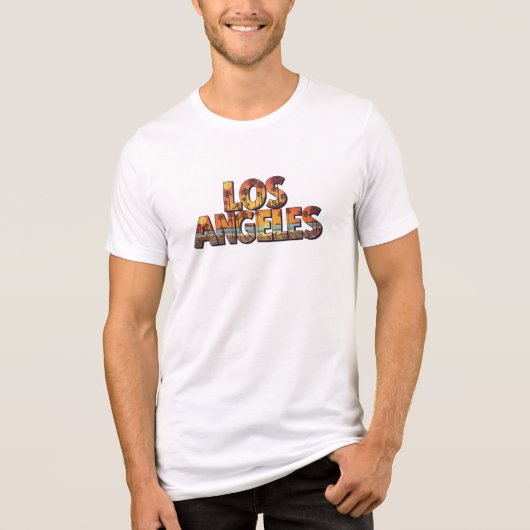 Los Angeles Tri-Blend Shirt (Voorkant)