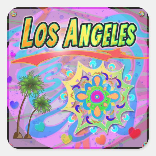 Los Angeles True Progress Sticker (Voorkant)