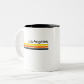 Los Angeles Tweekleurige Koffiemok (Voorkant links)