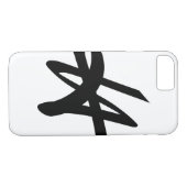 Los Angeles typografie iPhone 7 hoesje | LA (Achterkant (Horizontaal))