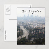 los angeles uitzicht briefkaart (Voorkant / Achterkant)