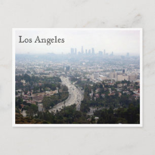 los angeles uitzicht briefkaart