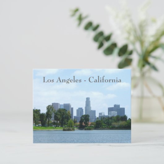Los Angeles Uitzicht Briefkaart. Briefkaart (Staand voorkant)