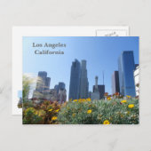 Los Angeles Uitzicht Briefkaart. Briefkaart (Voorkant / Achterkant)