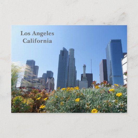 Los Angeles Uitzicht Briefkaart. Briefkaart (Voorkant)