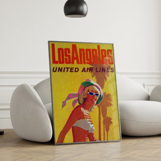 Los Angeles United Air Lines Adverteren Poster