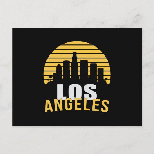 Los Angeles USA City Cityscape Funny Gift Briefkaart (Voorkant)