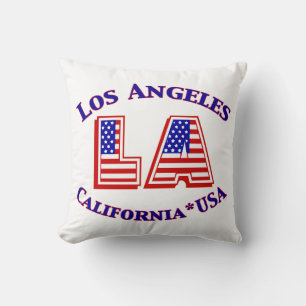 Los Angeles USA Patriotic Pillow Kussen