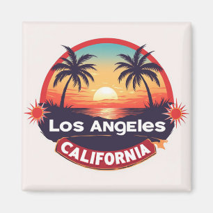 Los Angeles USA Stadstrotscade Geschenk Voor Bezoe Magneet