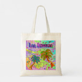 Los Angeles Vakantie Target Tote Tas (Achterkant)
