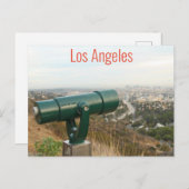 Los Angeles van Mulholland Drive Briefkaart (Voorkant / Achterkant)