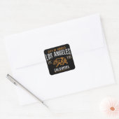 Los Angeles Vierkante Sticker (Envelop)