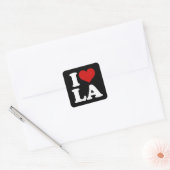 Los Angeles Vierkante Sticker (Envelop)