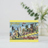 Los Angeles Vintage Briefkaart (Staand voorkant)