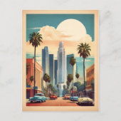 Los Angeles vintage poster Briefkaart (Voorkant)