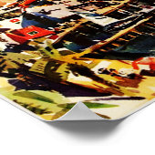 Los Angeles vintage-poster Poster (Hoek)