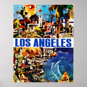 Los Angeles vintage-poster Poster
