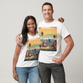 Los Angeles vintage poster T-shirt (Unisex)
