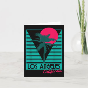Los Angeles Vintage Retro La California Beach Souv Kaart