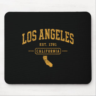 Los Angeles Vintage Sport Californië Retro Muismat