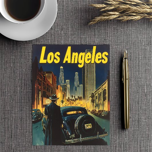 Los Angeles Vintage Travel Briefkaart