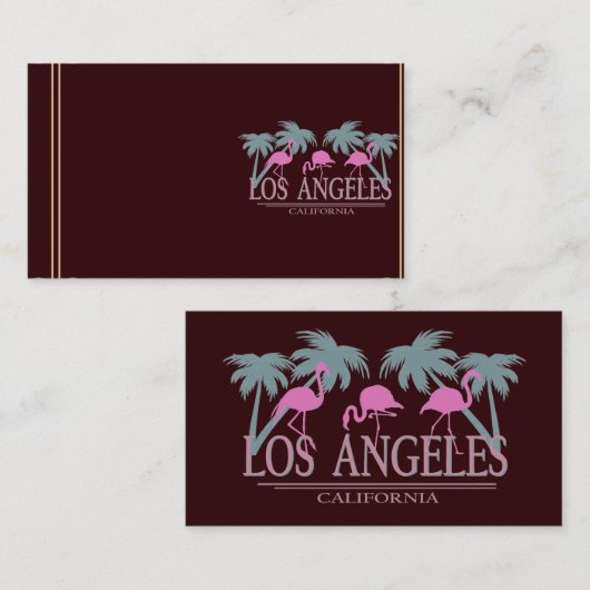 Los Angeles Visitekaartje (Voorkant / Achterkant)