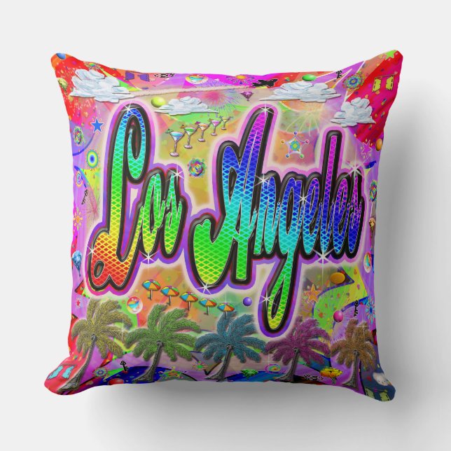 Los Angeles Vista Express-kussen Kussen (Voorkant)