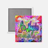 Los Angeles Vista Express Magnet (Voorkant / Achterkant)