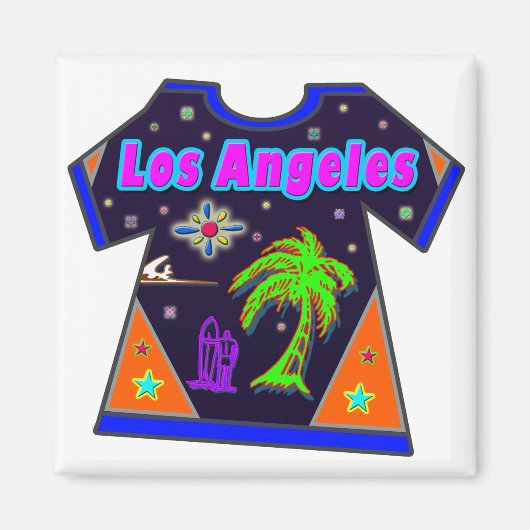 "Los Angeles Vivid 2" Magnet (Voorkant)