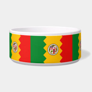 Los Angeles Vlag Pet Bowl Voerbakje