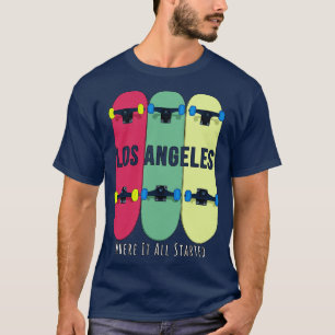 Los Angeles, waar het allemaal begon met skateboar T-shirt
